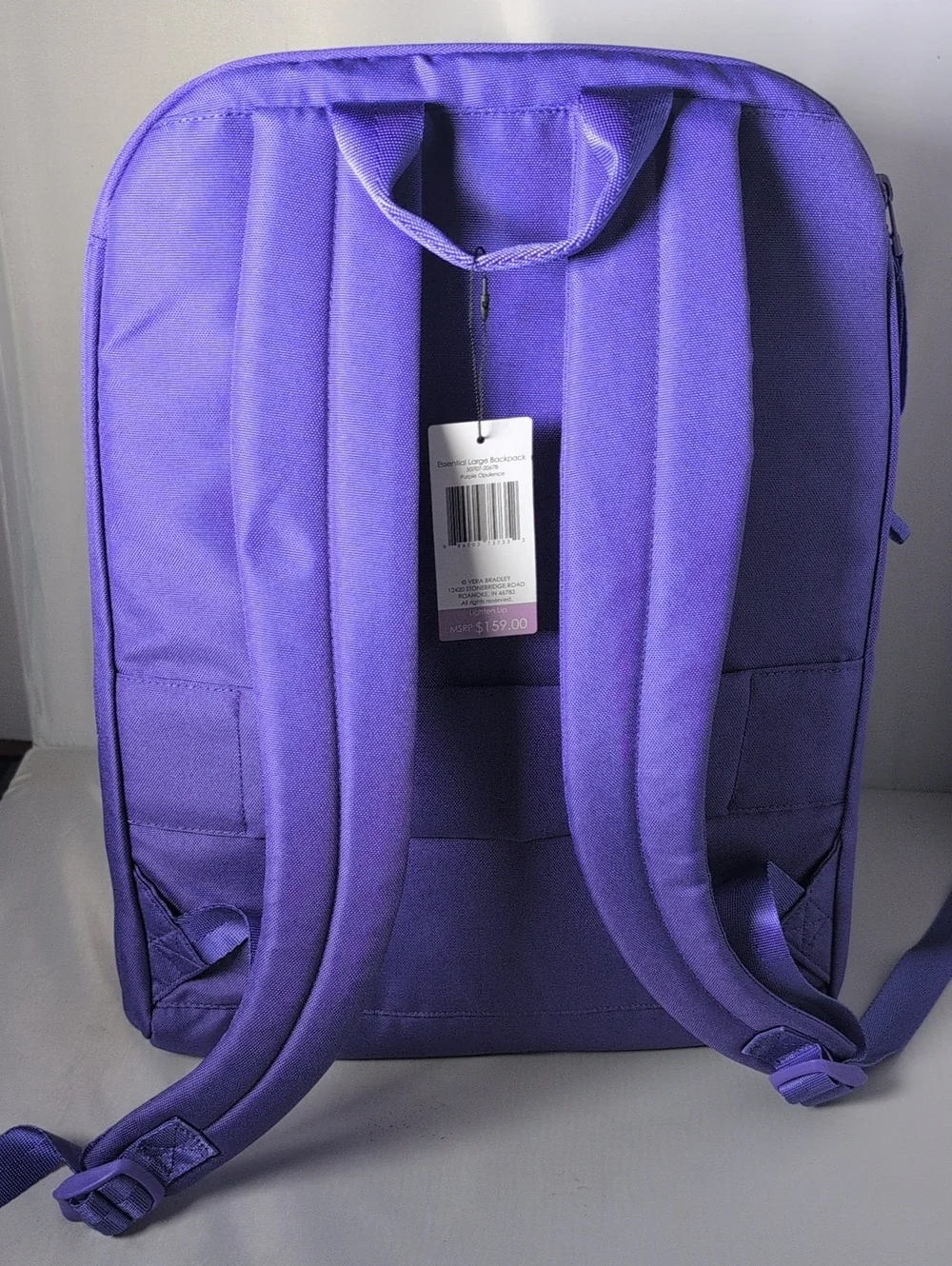 Vera Bradley Essential Large Backpack in Purple Opulence